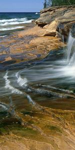 Stones,Landscape,Waterfalls,Water