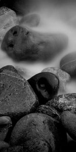 Stones,Macro,Humedad,Bw,Forma,La Forma,Chb