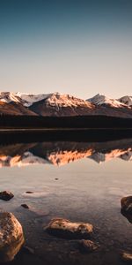 Stones,Mountains,Lake,Reflection,Landscape,Nature