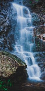 Stones,Rocks,Waterfall,Spray,Nature