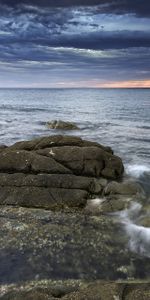 Naturaleza,Stones,Nubes,Orilla,Banco,Bahía,La Bahía,Mar