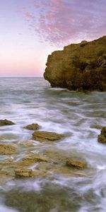 Naturaleza,Ondas,Las Rocas,Rocas,California,Stones,Noche,Mar