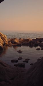 Nature,Noyaux,Roches,Les Rochers,Horizon,Baie,La Baie,Mer