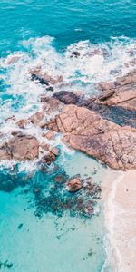 Stones,Sea,Rocks,Nature,Waves,Beach