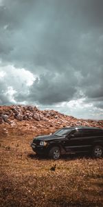 Stones,Sky,Cars,Side View,Car,Suv