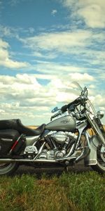 Summer,Clouds,Road,Motorcycle,Motorcycles,Bike