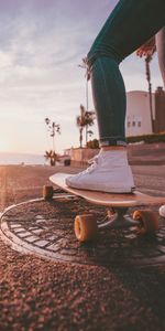 Jambes,Planche À Roulette,Baskets,Skateboard,Été,Sport