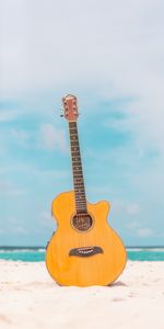 Summer,Tool,Acoustic Guitar,Beach,Music,Guitar