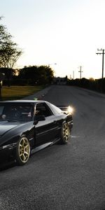 Sun,Cars,Ma61,Front Of,Forepart,Tuning,Glare,Street,Toyota,Supra