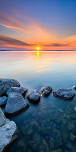 Sun,Horizon,Nature,Stones