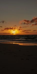 Sun,Horizon,Sunset,Dark,Beach