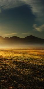 Sun,Landscape,Sunset,Fields