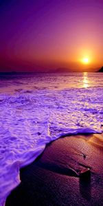 Paysage,Coucher De Soleil,Mer,Plage