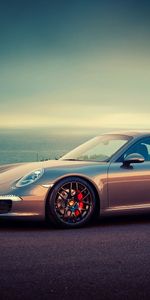 Voitures,Beau,Asphalte,Belle,911,Coucher De Soleil,Porsche