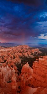 Naturaleza,Puesta Del Sol,Nubes,Cañón,Bryce Canyon,Cañón De Bryce