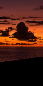 Sunset,Clouds,Nature,Sea,Horizon,Beach