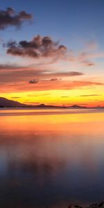 Sunset,Evening,Bay,Nature,Landscape,Boat