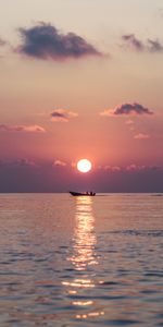 Sunset,Horizon,Todd,Sea,Nature,Boat,Maldives