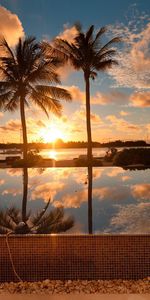 Coucher De Soleil,Paysage,Plage