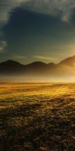 Sunset,Landscape,Fields