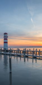 Naturaleza,Cielo,Mar,Puesta Del Sol,Muelle,Faro