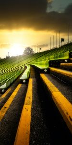 Sunset,Miscellanea,Miscellaneous,Seats,Stands,Tribunes,Seating