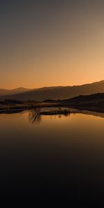 Puesta Del Sol,Lago,Reflexión,Paisaje,Naturaleza,Montañas