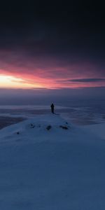 Liberté,Neige,Nature,Personne,Humain,Coucher De Soleil