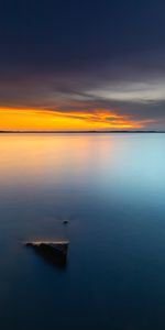 Sunset,Rock,Nature,Sea,Horizon,Stone