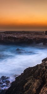 Nature,Roches,Les Rochers,Brouillard,Falaise,Horizon,Coucher De Soleil