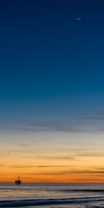 Sunset,Sea,Horizon,Design,Holidays,Construction,Moon