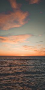 Naturaleza,Puesta Del Sol,Mar,Ondas,Horizonte