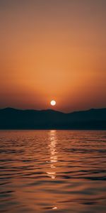 Puesta Del Sol,Mar,Horizonte,Nerja,Nerha,Naturaleza,España