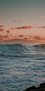 Naturaleza,Puesta Del Sol,Las Rocas,Rocas,Costa,Mar,Ondas