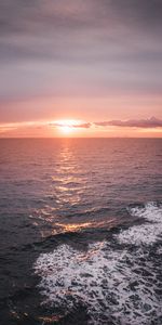 Sunset,Sea,Sun,Horizon,Evening,Nature