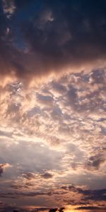 Nature,Nuages,Soir,Nuageux,Sky,Coucher De Soleil