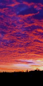 Nuages,Poreux,Nature,Sky,Horizon,Coucher De Soleil