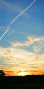 Sky,Nuages,Paysage,Coucher De Soleil