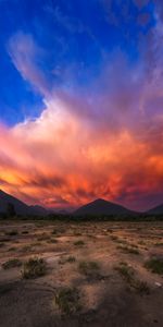 Puesta Del Sol,Cielo,Nubes,Arena,Enlaces,Dunas,Naturaleza