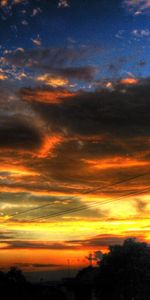 Nuages,Fil,Sky,Piliers,Nature,Messages,Fils,Coucher De Soleil