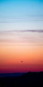 Sunset,Sky,Dusk,Balloon,Twilight,Dark