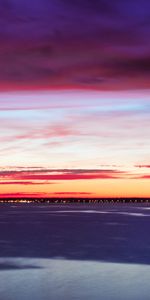 Nature,Sky,Horizon,Pont,Coucher De Soleil