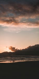 Sunset,Sky,Miscellanea,Miscellaneous,Stroll,Beach