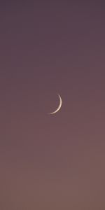 Sunset,Sky,Moon,Minimalism,Gradient