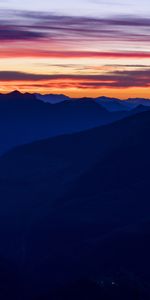 Montagnes,Nature,Coucher De Soleil,Sky