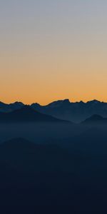 Grandes Lignes,Hauts,Sommet,Contours,Nature,Sky,Montagnes,Coucher De Soleil