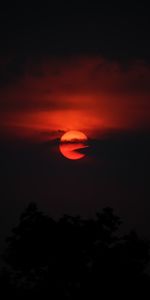 Sky,Sun,Coucher De Soleil,Sombre