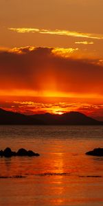 Nature,Noyaux,Les Collines,Collines,Sky,Coucher De Soleil,Mer