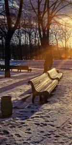 Sunset,Sun,Snow,Landscape