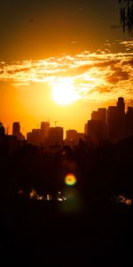 Puesta Del Sol,Sol,Crepúsculo,Ciudad,Oscuro,Oscuridad,Edificio